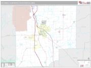 Columbus Metro Area <br /> Wall Map <br /> Premium Style 2025 Map