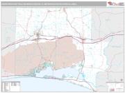 Crestview-Fort Walton Beach-Destin Metro Area <br /> Wall Map <br /> Premium Style 2025 Map