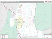 Dalton Metro Area <br /> Wall Map <br /> Premium Style 2025 Map