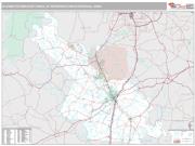Elizabethtown-Fort Knox Metro Area <br /> Wall Map <br /> Premium Style 2025 Map