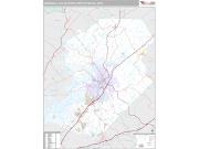 Gainesville Metro Area <br /> Wall Map <br /> Premium Style 2025 Map