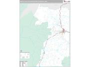 Grants Pass Metro Area <br /> Wall Map <br /> Premium Style 2025 Map