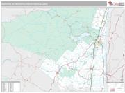 Kingston Metro Area <br /> Wall Map <br /> Premium Style 2024 Map