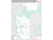 Lake Havasu City-Kingman Metro Area <br /> Wall Map <br /> Premium Style 2025 Map