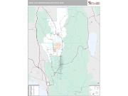 Logan Metro Area <br /> Wall Map <br /> Premium Style 2025 Map