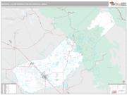 Madera Metro Area <br /> Wall Map <br /> Premium Style 2025 Map