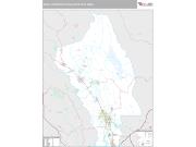 Napa Metro Area <br /> Wall Map <br /> Premium Style 2025 Map