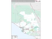 Oxnard-Thousand Oaks-Ventura Metro Area <br /> Wall Map <br /> Premium Style 2025 Map