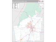 Wasatch Front Metro Area <br /> Wall Map <br /> Premium Style 2025 Map