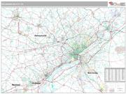 Delaware Valley Metro Area <br /> Wall Map <br /> Premium Style 2025 Map