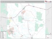 Baltimore-Washington Metro Area <br /> Wall Map <br /> Premium Style 2025 Map