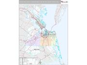 Greater San Diego Metro Area <br /> Wall Map <br /> Premium Style 2025 Map