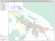 Coachella Valley Metro Area <br /> Wall Map <br /> Premium Style 2025 Map