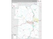 Antelope Valley-High Desert Metro Area <br /> Wall Map <br /> Premium Style 2025 Map