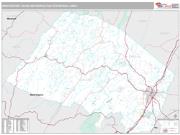 East Valley Metro Area <br /> Wall Map <br /> Premium Style 2025 Map