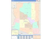 Arizona <br /> Wall Map <br /> Color Cast Style 2025 Map