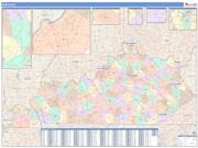 Kentucky <br /> Wall Map <br /> Color Cast Style 2025 Map