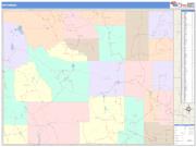 Wyoming <br /> Wall Map <br /> Color Cast Style 2025 Map