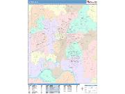 Huntsville <br /> Wall Map <br /> Color Cast Style 2025 Map