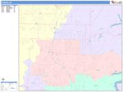 Rogers <br /> Wall Map <br /> Color Cast Style 2025 Map