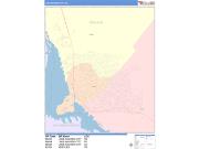 Lake Havasu City <br /> Wall Map <br /> Color Cast Style 2025 Map