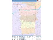 Tempe <br /> Wall Map <br /> Color Cast Style 2025 Map