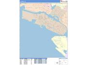 Alameda <br /> Wall Map <br /> Color Cast Style 2025 Map