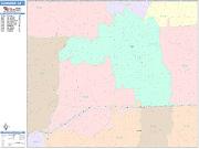 Alhambra <br /> Wall Map <br /> Color Cast Style 2025 Map