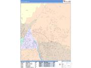 Apple Valley <br /> Wall Map <br /> Color Cast Style 2025 Map