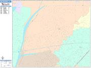 Baldwin Park <br /> Wall Map <br /> Color Cast Style 2025 Map