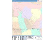 Burbank <br /> Wall Map <br /> Color Cast Style 2025 Map