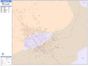 Chico <br /> Wall Map <br /> Color Cast Style 2025 Map
