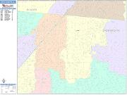 Citrus Heights <br /> Wall Map <br /> Color Cast Style 2025 Map