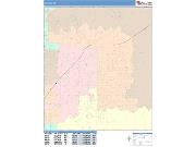 Clovis <br /> Wall Map <br /> Color Cast Style 2025 Map