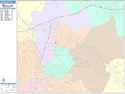 Concord <br /> Wall Map <br /> Color Cast Style 2025 Map