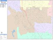 Cupertino <br /> Wall Map <br /> Color Cast Style 2025 Map