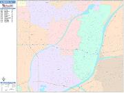 El Monte <br /> Wall Map <br /> Color Cast Style 2025 Map