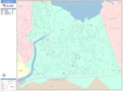 Folsom <br /> Wall Map <br /> Color Cast Style 2025 Map