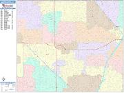 Garden Grove <br /> Wall Map <br /> Color Cast Style 2025 Map