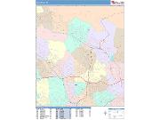 Glendale <br /> Wall Map <br /> Color Cast Style 2025 Map