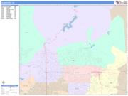 Glendora <br /> Wall Map <br /> Color Cast Style 2025 Map