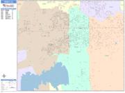 Hemet <br /> Wall Map <br /> Color Cast Style 2025 Map