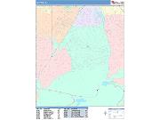 Hesperia <br /> Wall Map <br /> Color Cast Style 2025 Map