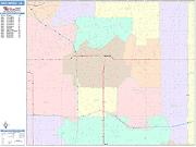 Inglewood <br /> Wall Map <br /> Color Cast Style 2025 Map