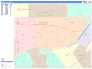 Jurupa Valley <br /> Wall Map <br /> Color Cast Style 2025 Map