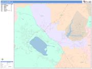 Lake Elsinore <br /> Wall Map <br /> Color Cast Style 2025 Map