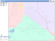 Manteca <br /> Wall Map <br /> Color Cast Style 2025 Map