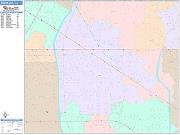 Norwalk <br /> Wall Map <br /> Color Cast Style 2025 Map