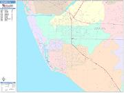 Oxnard <br /> Wall Map <br /> Color Cast Style 2025 Map