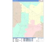 Palm Desert <br /> Wall Map <br /> Color Cast Style 2025 Map